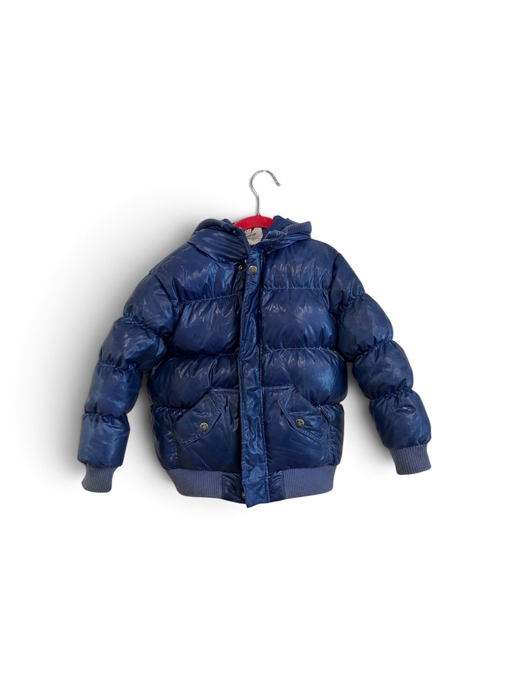 Appaman Navy Blue Kids Puffer Jacket with Hood